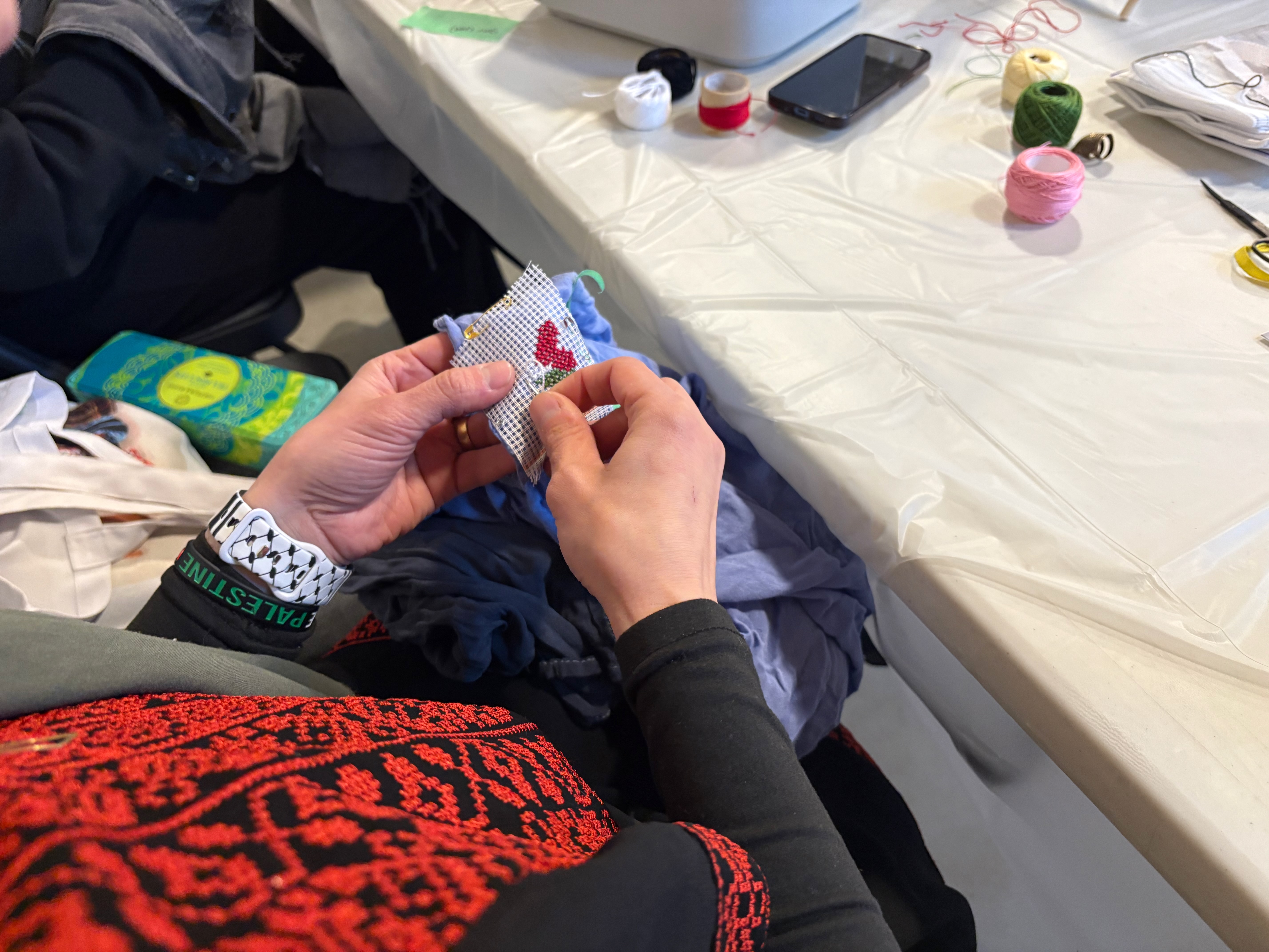 Tatreezing embroidery